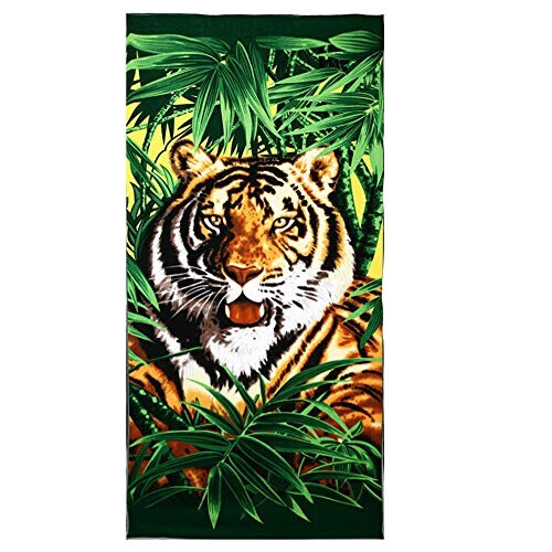 Serviette plage Tigre 70x150 cm