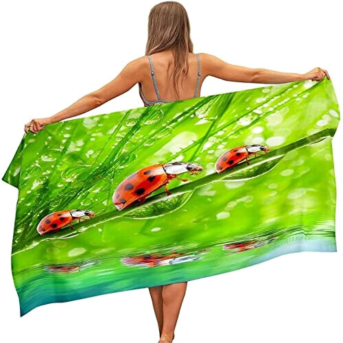 Serviette plage Coccinelle 70x150 cm