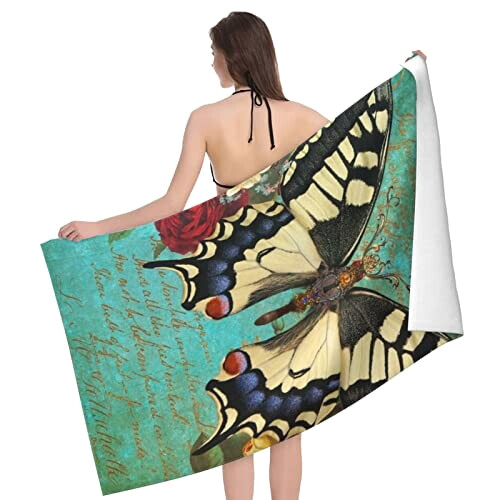 Serviette plage Papillon butterflying 81x132 cm variant 1 