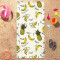 Serviette plage Banane jaune ananas 70x150 cm - miniature