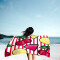 Serviette plage Cerise s rouges 70x150 cm - miniature variant 1