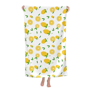 Serviette plage Citron lemons 81x132 cm