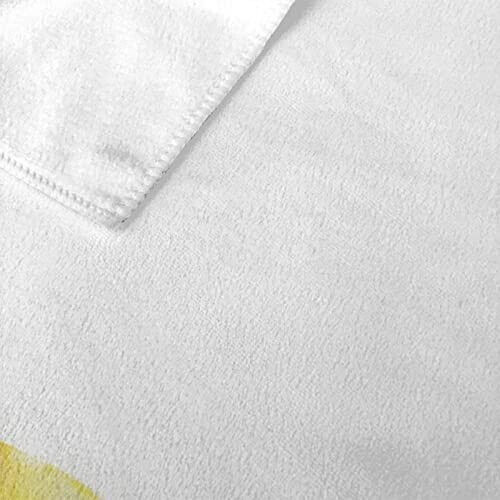 Serviette plage Citron blanc 81x132 cm variant 2 