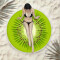 Serviette plage Kiwi 150x150 cm - miniature