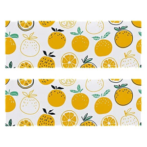 Serviette plage Orange Fruit multicolore 29.5x81.5 cm