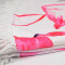Serviette plage Rose - Fleur - flamants s 150x150 cm - miniature variant 3