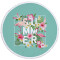 Serviette plage Rose - Fleur - flamants s 150x150 cm - miniature variant 6