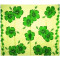 Serviette plage Fleur vert coton 100x140 cm - miniature variant 1