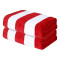 Serviette plage rouge coton 90x180 cm - miniature