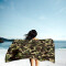 Serviette plage vert camouflage 70x150 cm - miniature variant 2