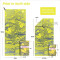 Serviette plage jaune 90x200 cm - miniature variant 3