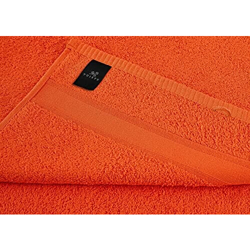 Serviette plage orange coton variant 3 