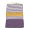 Serviette plage violet foncé coton 100x200 cm - miniature
