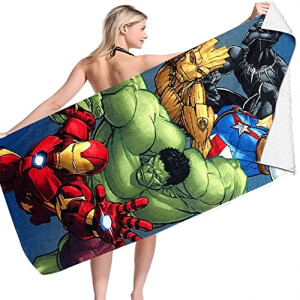 Serviette plage Avengers 70x150 cm